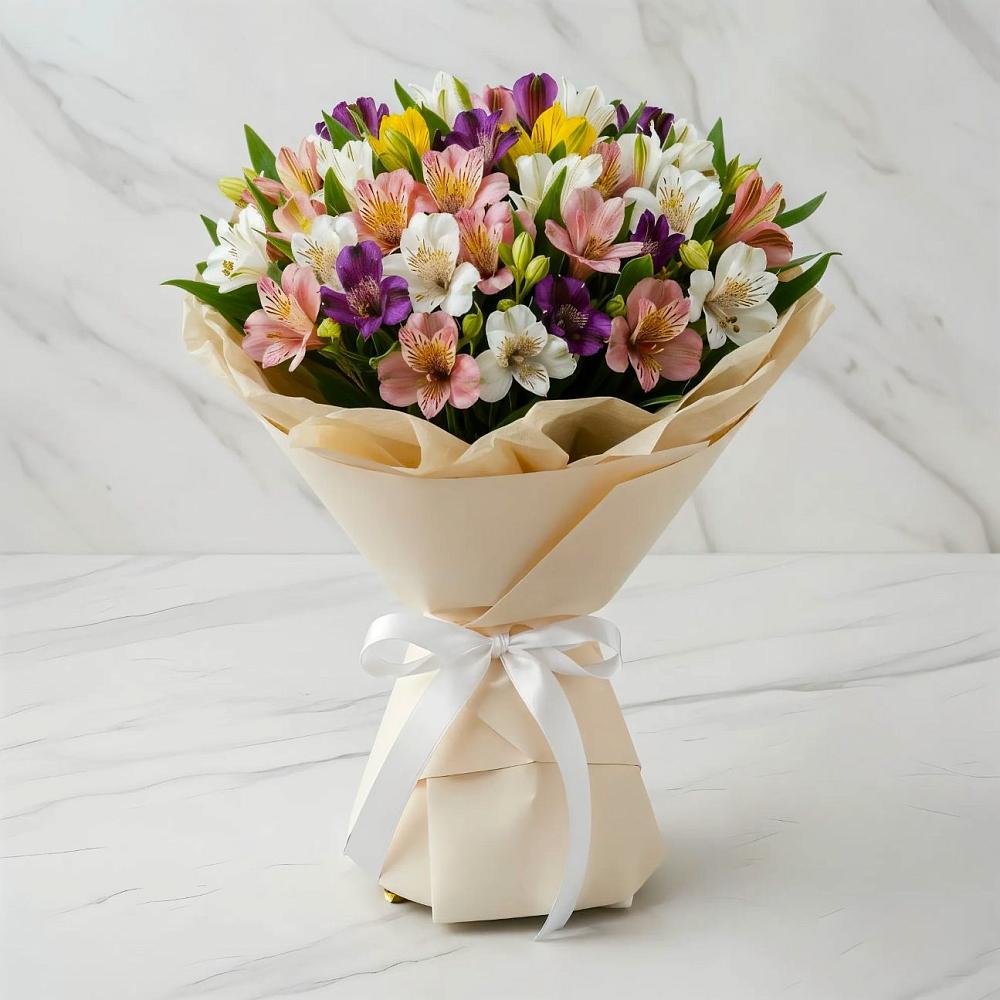 Букет цветов из: Альстромерии в Грязовце