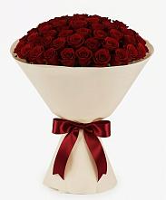 Букет 101 Бордовая роза Блэк Бакарра в Грязовце