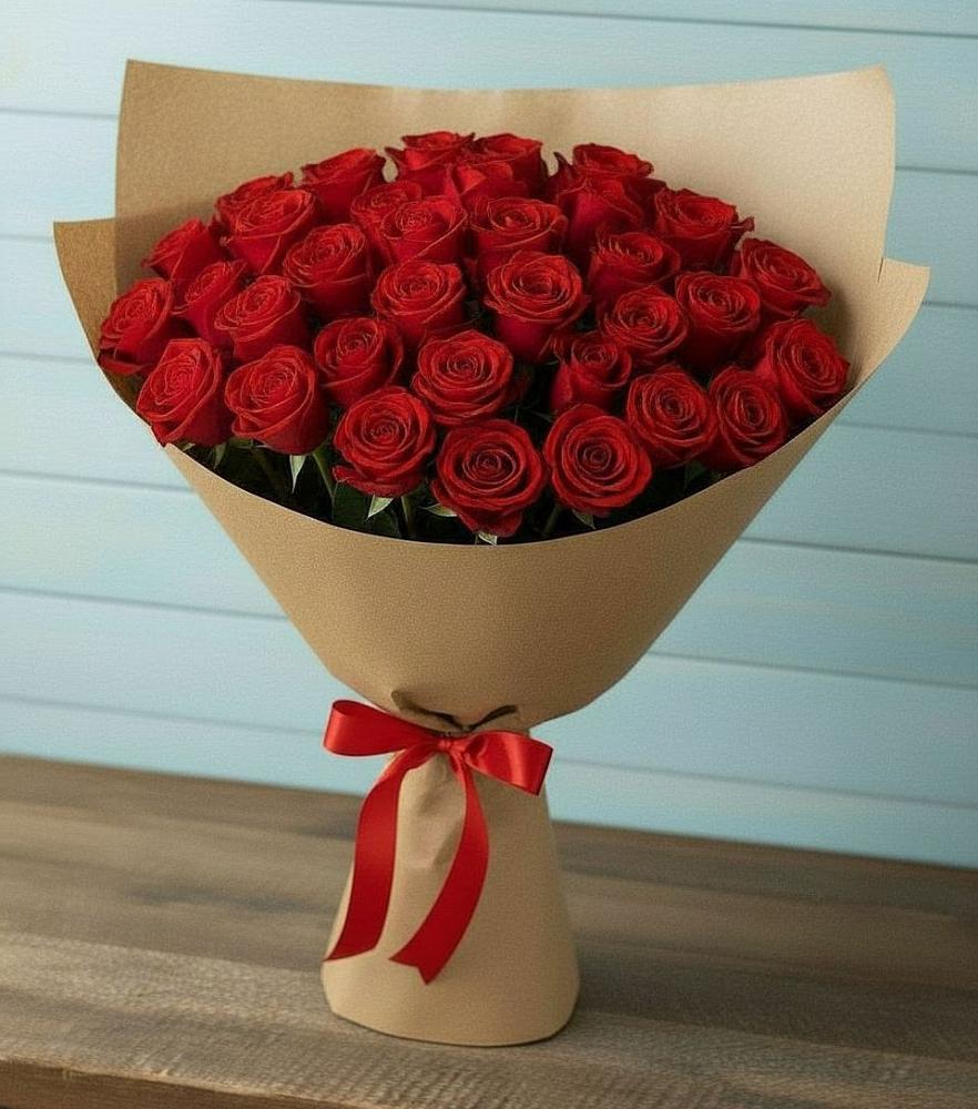 Букет Красные розы Милано в Грязовце