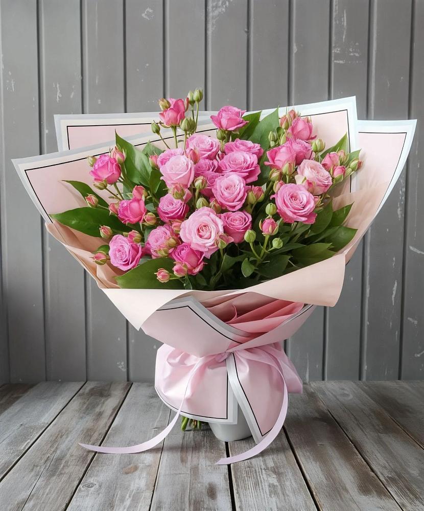 Букет Розовый кустик в Грязовце