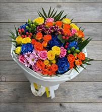 Букет цветов из:  Розы и Хризантемы в Грязовце