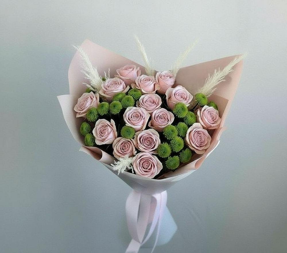 Букет цветов из: Розы и Хризантемы в Грязовце