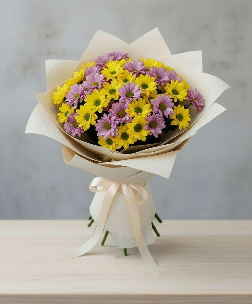 Букет цветов из: Хризантемы в Грязовце